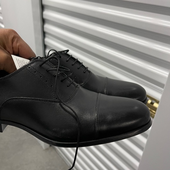 New Zara Dress Shoes Black Sz 44 - Picture 5 of 10